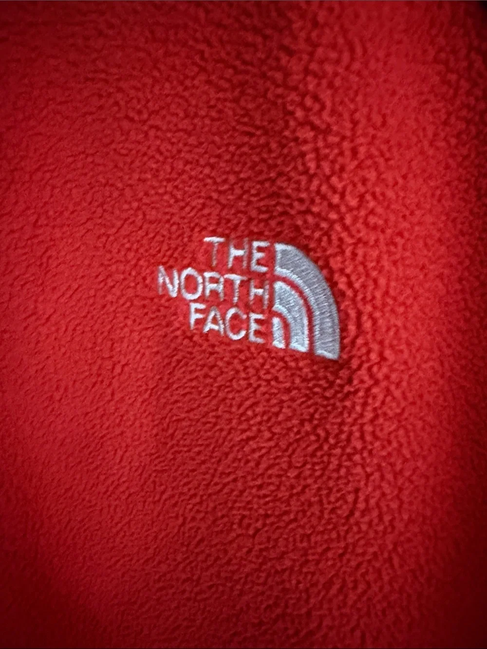 The North Face Men’s Red & Gray Full-Zip Fleece Jacket